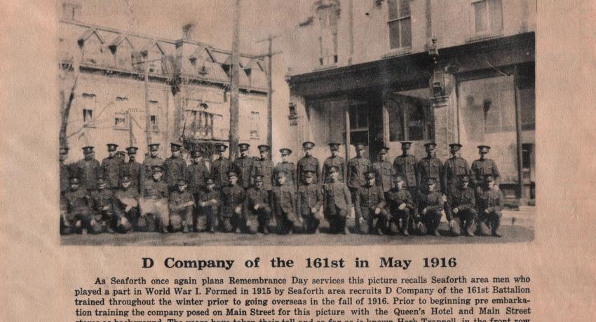 161st Battalion - D Company - Seaforth